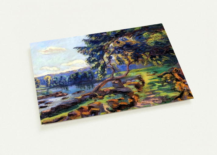 Les rapides a Genetin - 1900 By Armand Guillaumin Pack of 10 Post Cards | Armand Guillaumin Post Cards | A6 (10.5 x 14.8 cm) - 4.1 x 5.8 inches