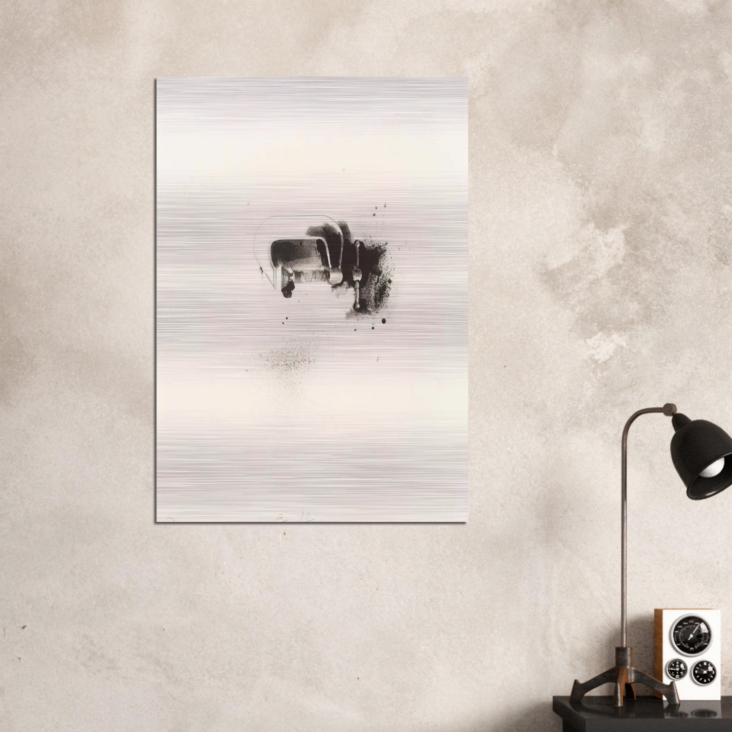 UNTITLED FROM TEN WINTER TOOLS 1973 4 - Jim Dine Brushed Aluminum Print - 70x100 cm / 28x40 inches | Jim Dine Aluminum Print | Jim Dine Prints