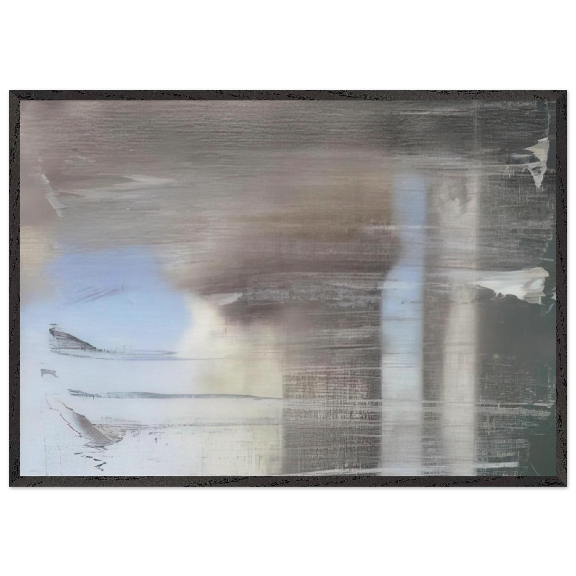 SEPTEMBER 2005 - Gerhard Richter Framed Art Print – Black Wooden Frame - Default Title - -Framed Art Print