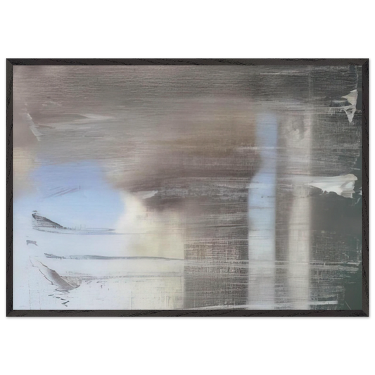 SEPTEMBER 2005 - Gerhard Richter Framed Art Print – Black Wooden Frame - Default Title - -Framed Art Print
