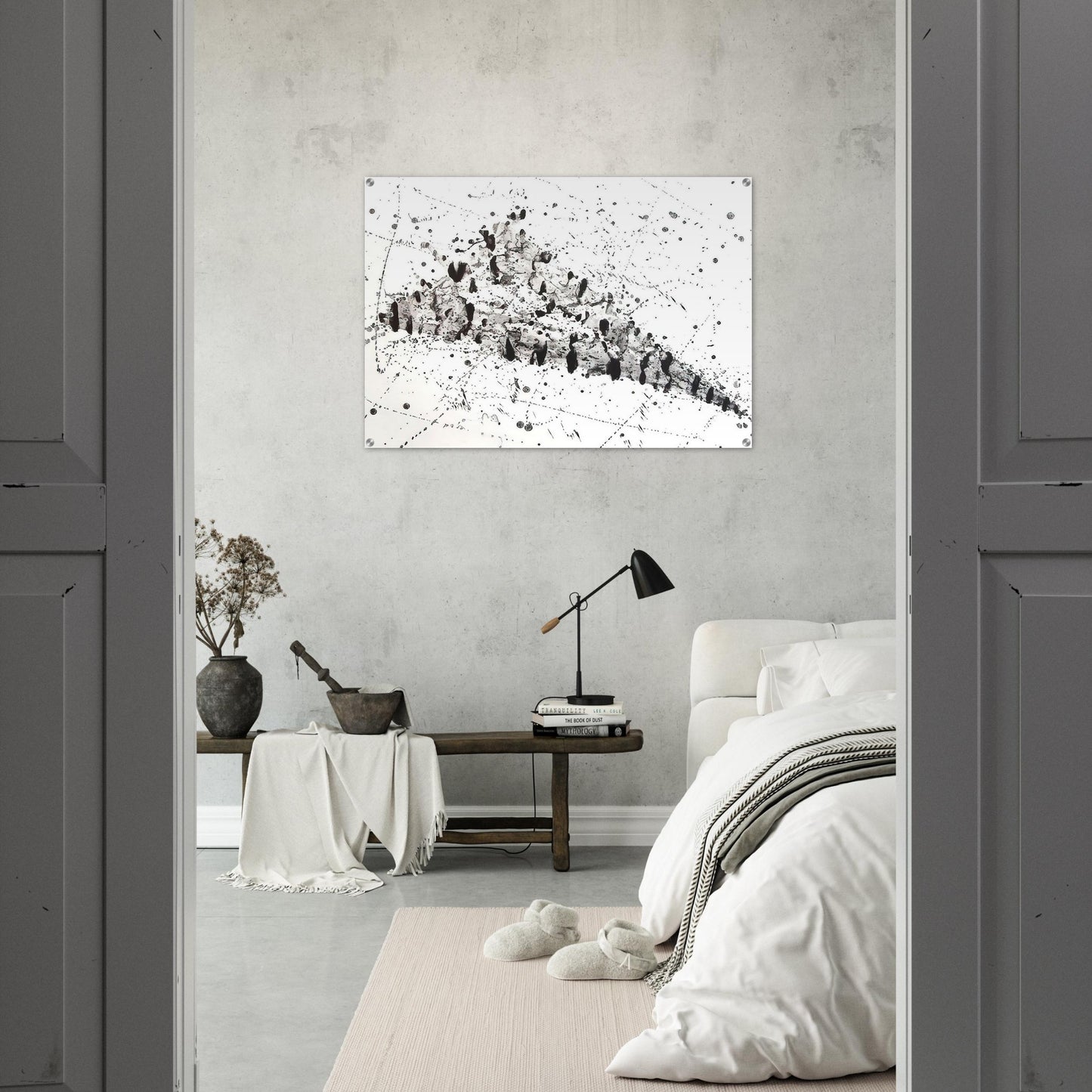 Untitled  .213 SF240  - Sam Francis Acrylic Print - 70x100 cm / 28x40″ inches | Sam Francis Wall Art | Sam Francis Prints