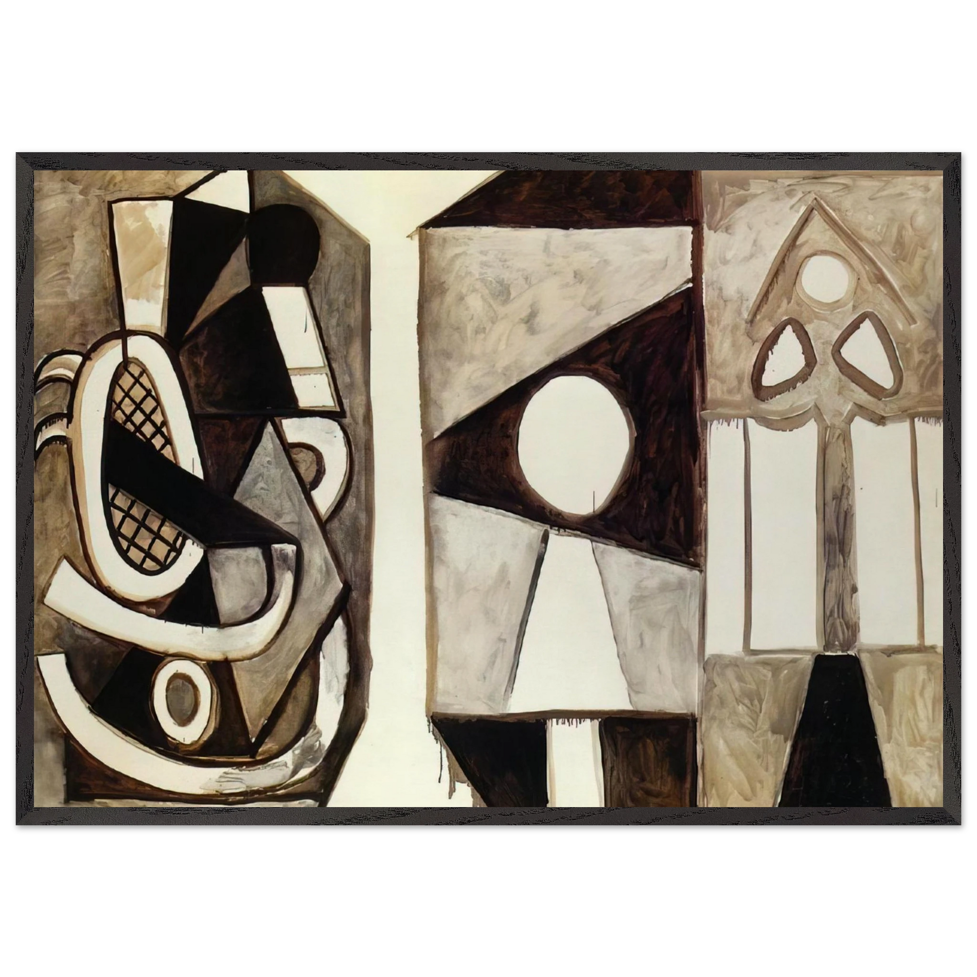 Armchair  California  - Pablo Picasso Framed Art Print – Black Wooden Frame - Default Title - -Framed Art Print