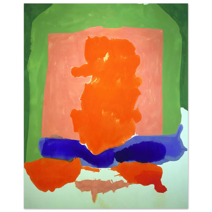 Helen Frankenthaler - Small s Paradise - 1964 Wall art - A3 (29.7 x 42  cm) - Premium Wooden Framed Poster With Fine Art Paper - Black frame