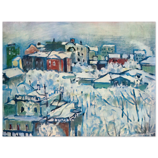 Wassily Kandinsky - MOSCOW SMOLENSKY BOULEVARD STUDY 1916 Fine Art Poster - Default Title