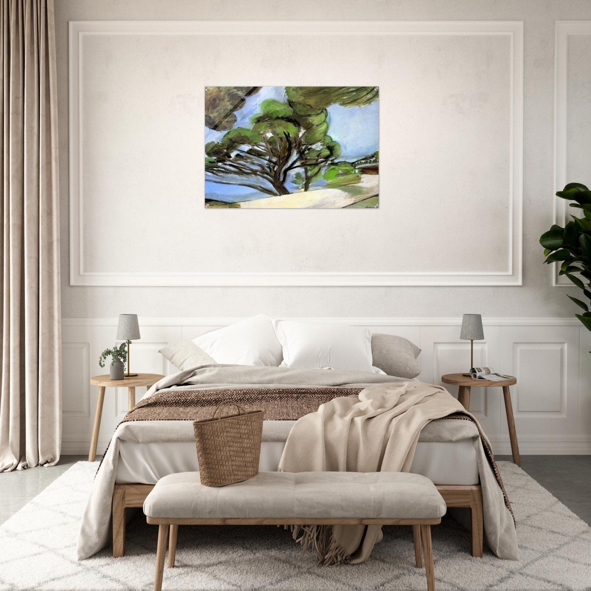 THE LARGE PINE 1926 - Henri Matisse Acrylic Print - 70x100 cm / 28x40″ inches | Henri Matisse Wall Art | Henri Matisse Prints
