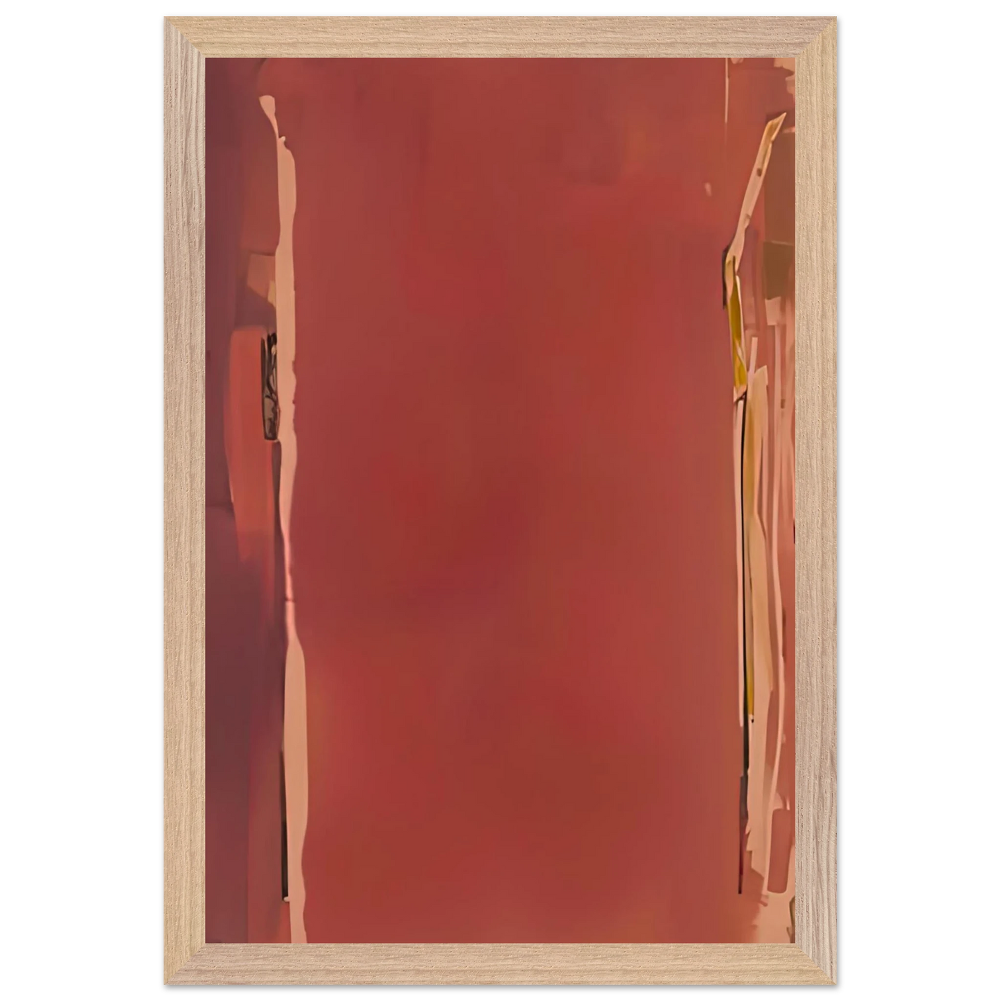 Helen Frankenthaler - Sentry, 1976- Wall Art - 21x29.7 cm / 8x12" - Premium Wooden Framed Poster With Fine Art Paper - White frame