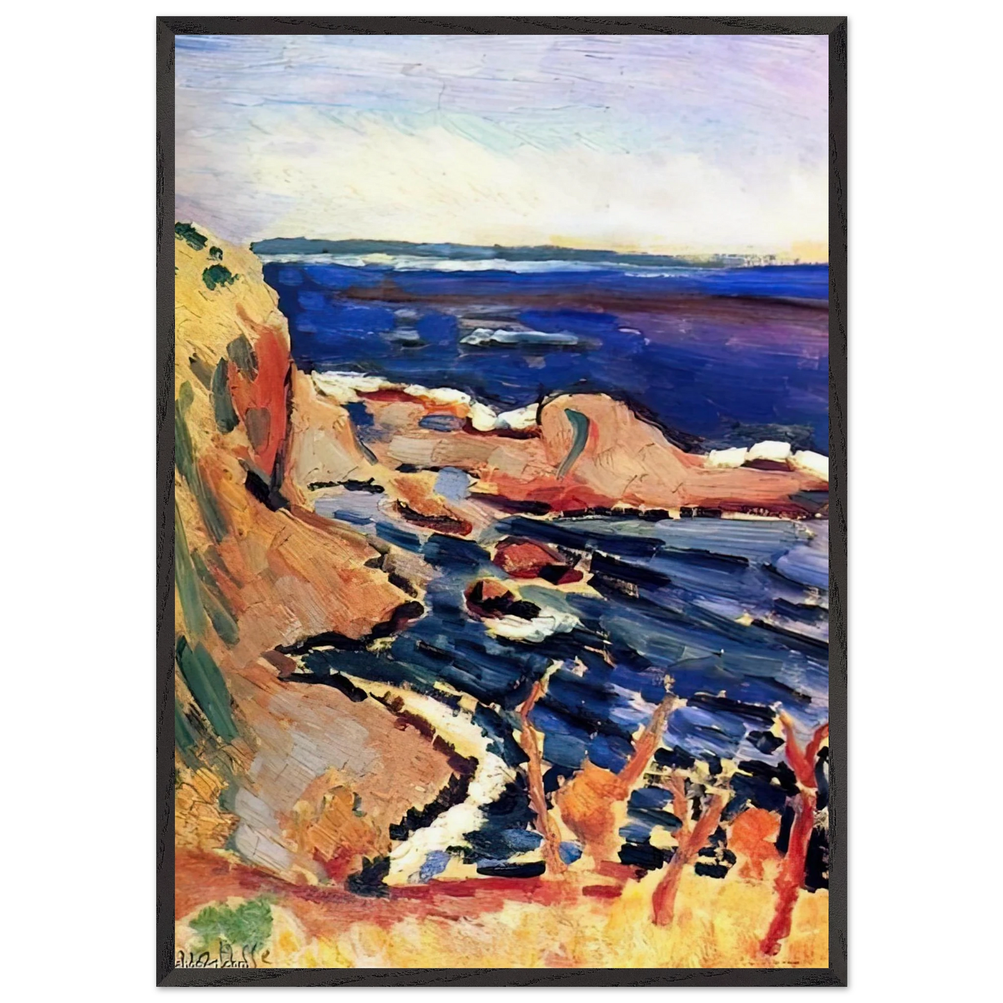 LA MOULADE 1905 - Henri Matisse Framed Art Print – Black Wooden Frame - Default Title - -Framed Art Print