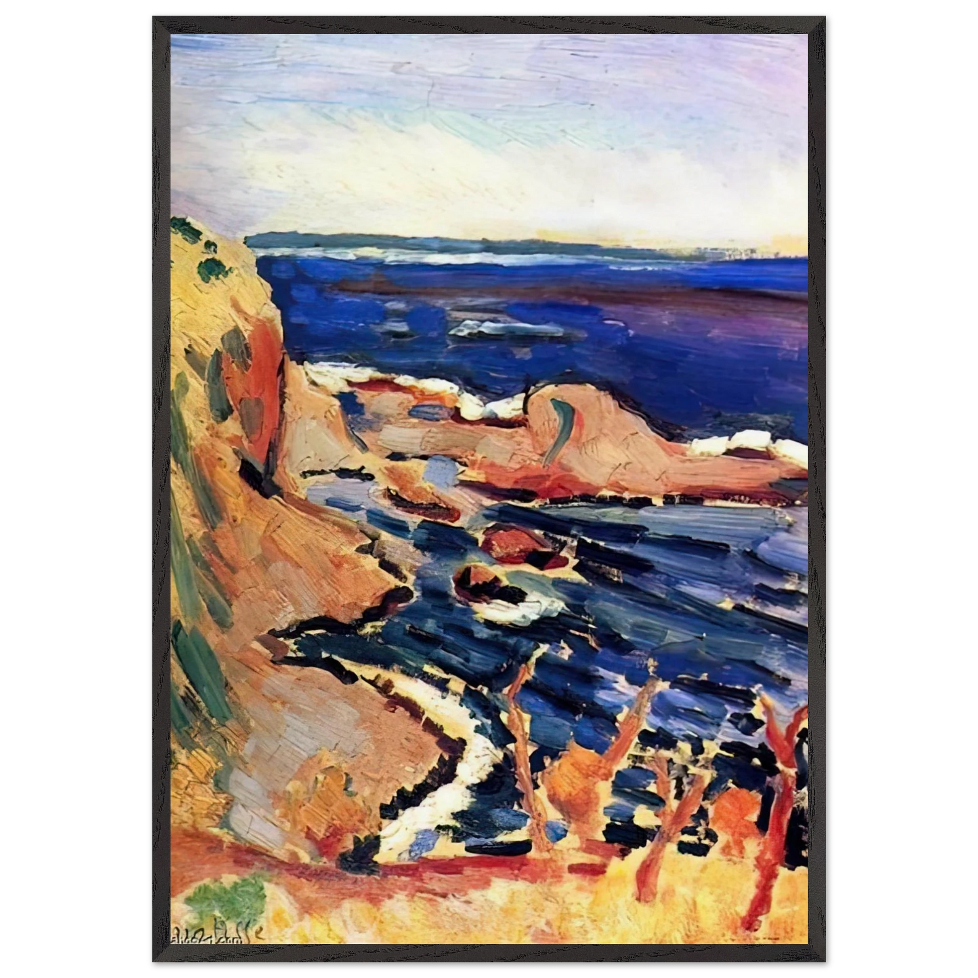 LA MOULADE 1905 - Henri Matisse Framed Art Print – Black Wooden Frame - Default Title - -Framed Art Print