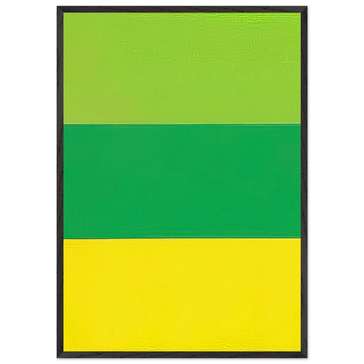 Train Landscape - Ellsworth Kelly 70x100 cm / 28x40 inches Framed Art Print – Black Wooden Frame