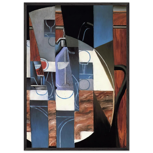 THE SIPHON 1913 - Juan Gris Framed Art Print – Black Wooden Frame - Default Title - -Framed Art Print