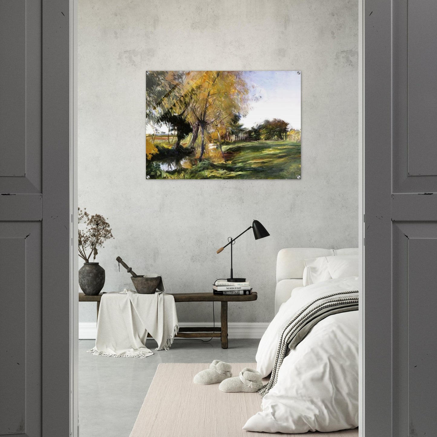 Landscape at Broadway - John Singer Sargent Acrylic Print - 70x100 cm / 28x40″ inches