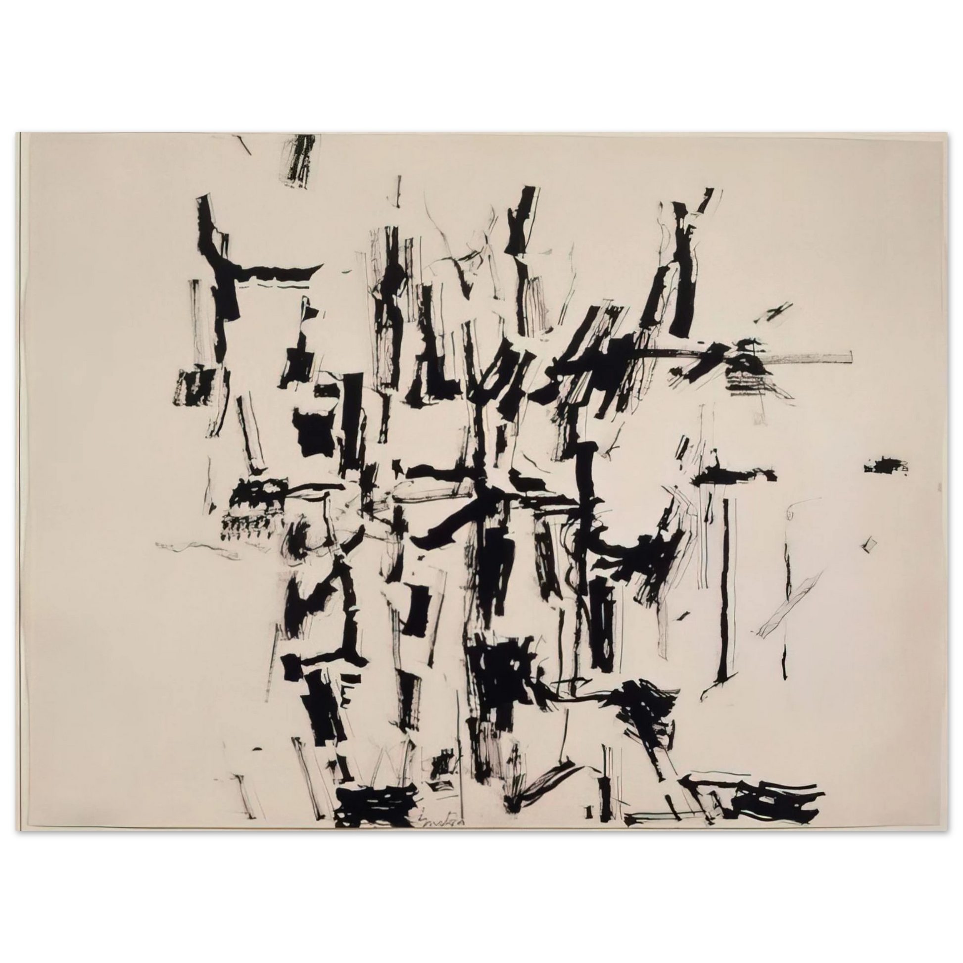 Philip Guston - DRAWING RELATED TO ZONE DRAWING NO 19 Fine Art Poster - Default Title