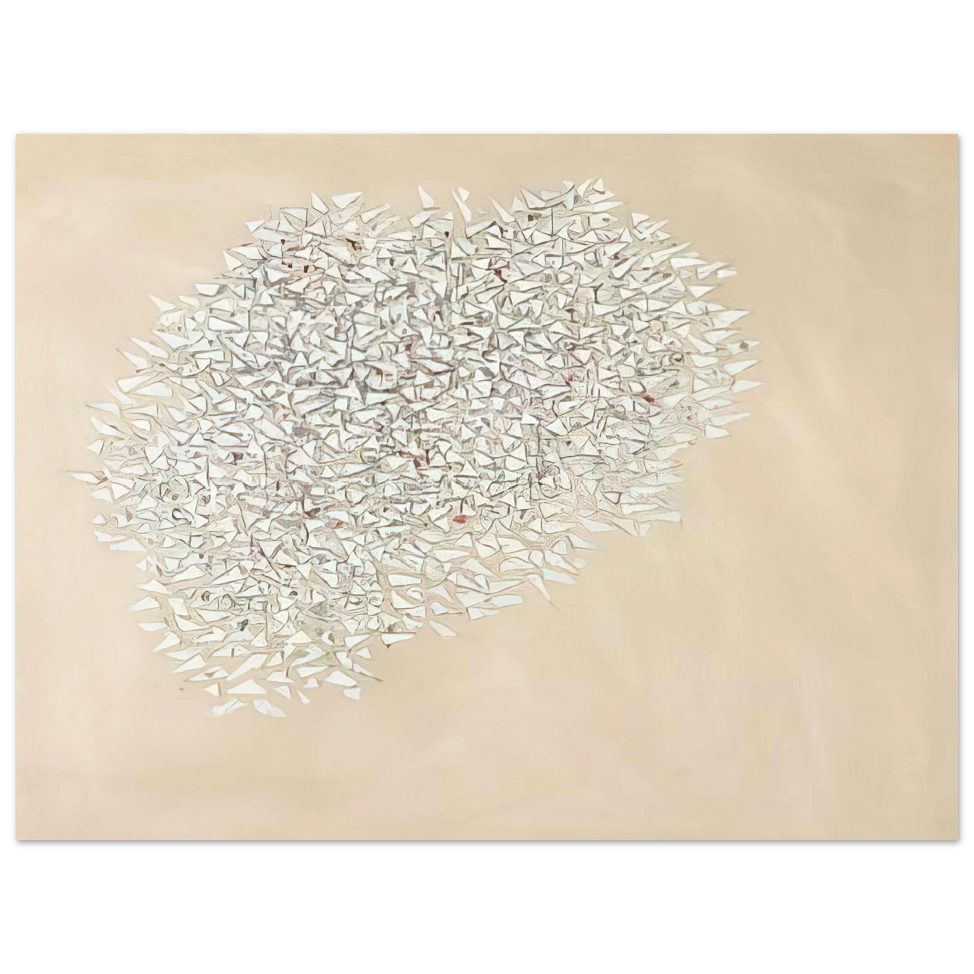 Robert Goodnough - White Mass - 1980 Fine Art Poster - Default Title