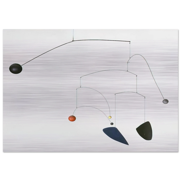MOBILE 1932 - Alexander Calder Brushed Aluminum Print - 70x100 cm / 28x40 inches | Alexander Calder Aluminum Print | Alexander Calder Prints