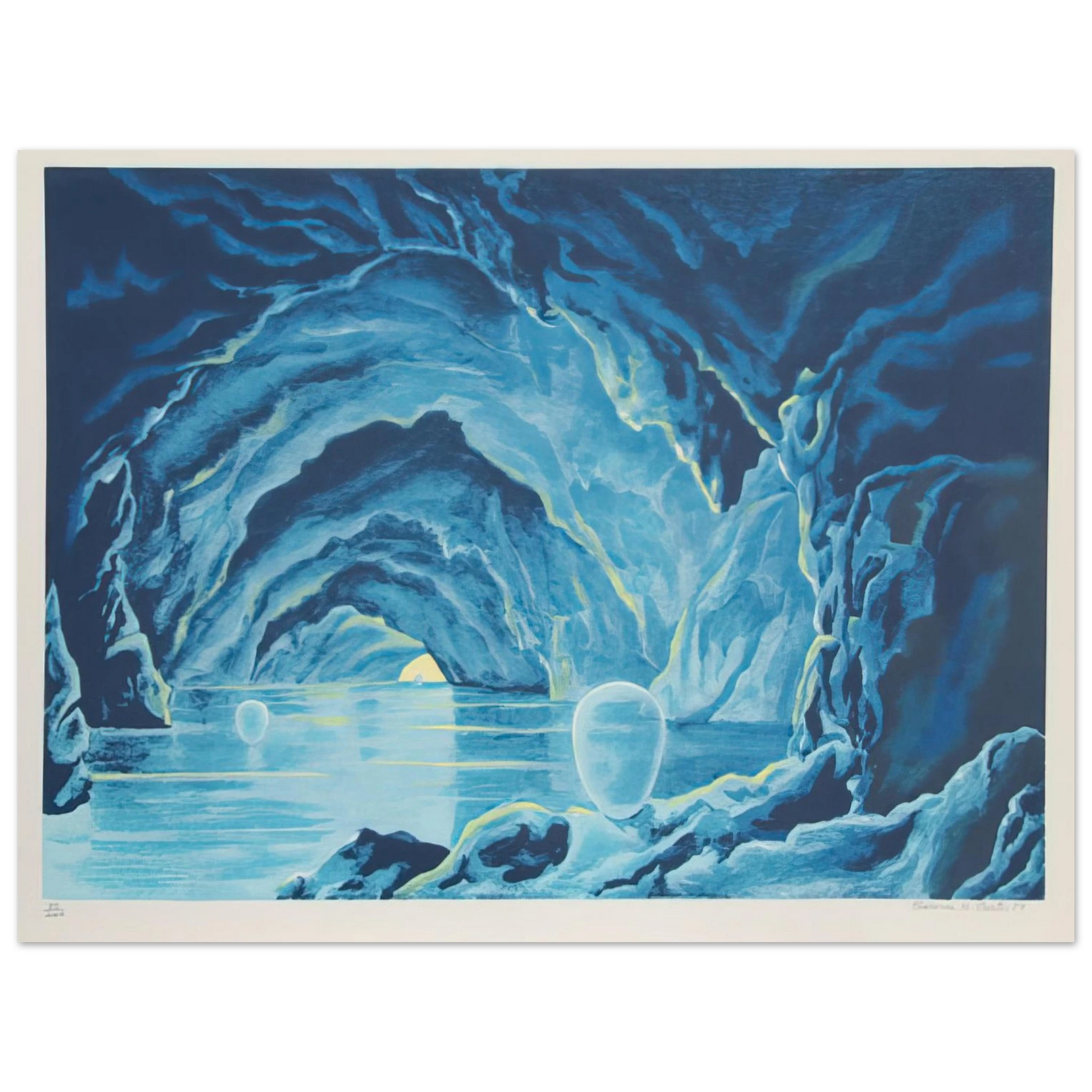 Clarence Holbrook Carter - Pilgrimage #6 - 1977 Fine Art Poster - Default Title