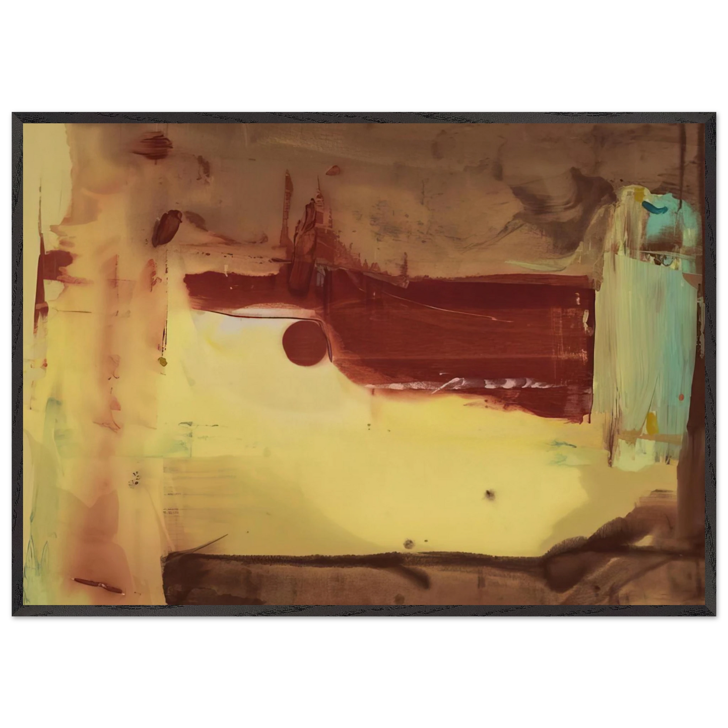 Helen Frankenthaler - Desert Pass - 1976 Wall art - 40x50 cm / 16x20 inches - Fine Art Poster - -