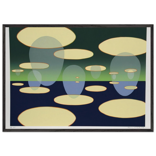 Eschantos 31 - 1978 - Clarence Holbrook Carter Framed Art Print – Black Wooden Frame - Default Title - -Framed Art Print