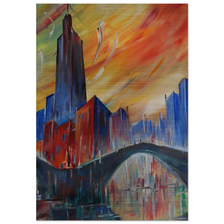Untitled - 1983 - Konrad Zuse Brushed Aluminum Print - 70x100 cm / 28x40 inches | Konrad Zuse Aluminum Print | Konrad Zuse Prints
