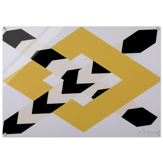 Constellation - 1971 - Allan D Arcangelo Acrylic Print - 70x100 cm / 28x40″ inches | Allan D Arcangelo Wall Art | Allan D Arcangelo Prints