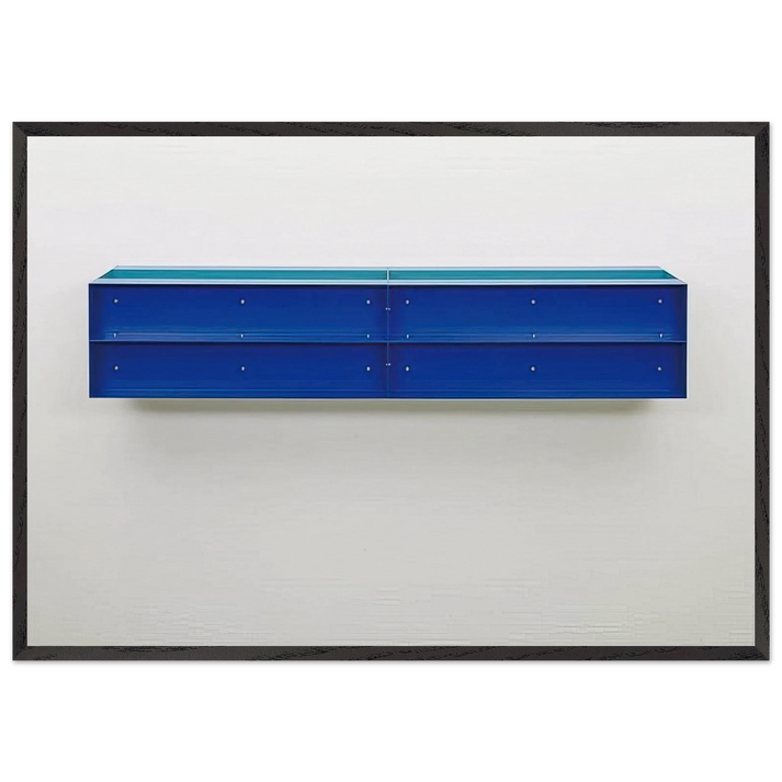 Untitled - 1989 - Donald Judd 70x100 cm / 28x40 inches Framed Art Print – Black Wooden Frame