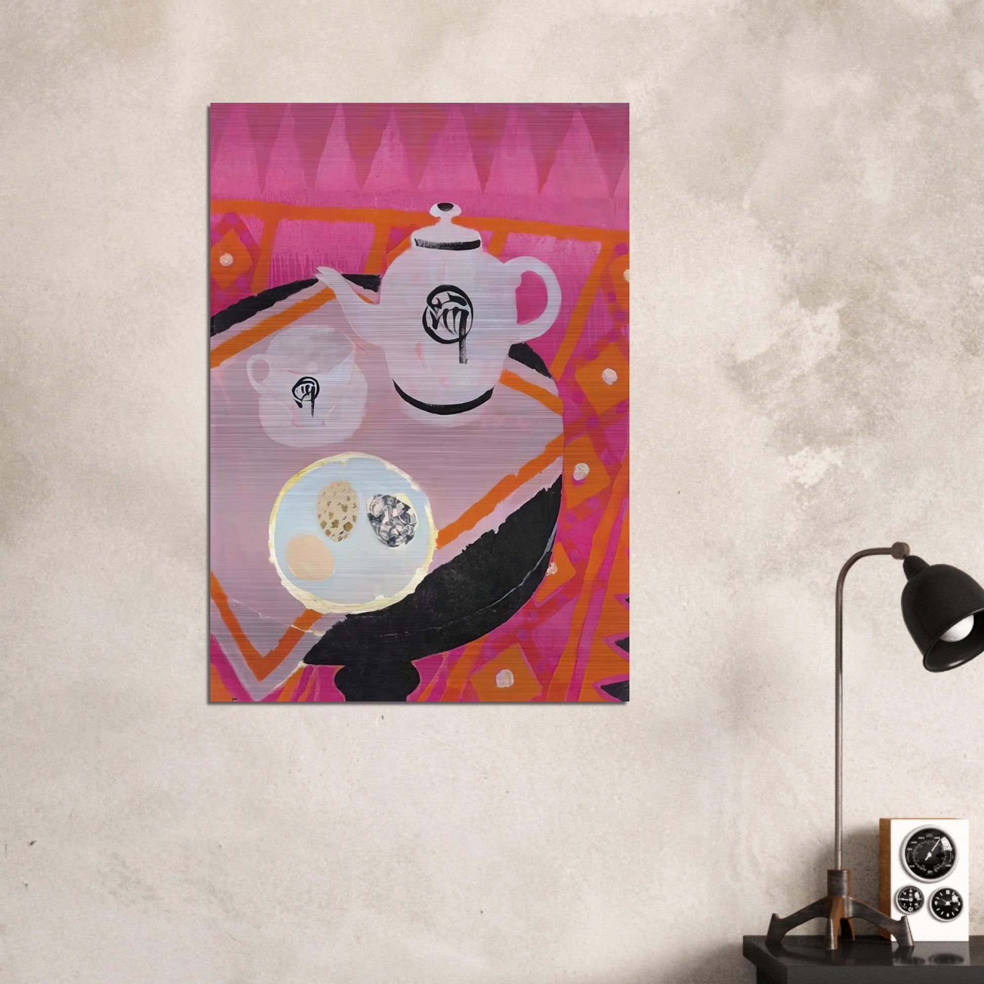Chinese Teapot - 1989 - Mary Fedden Brushed Aluminum Print - 70x100 cm / 28x40 inches | Mary Fedden Aluminum Print | Mary Fedden Prints