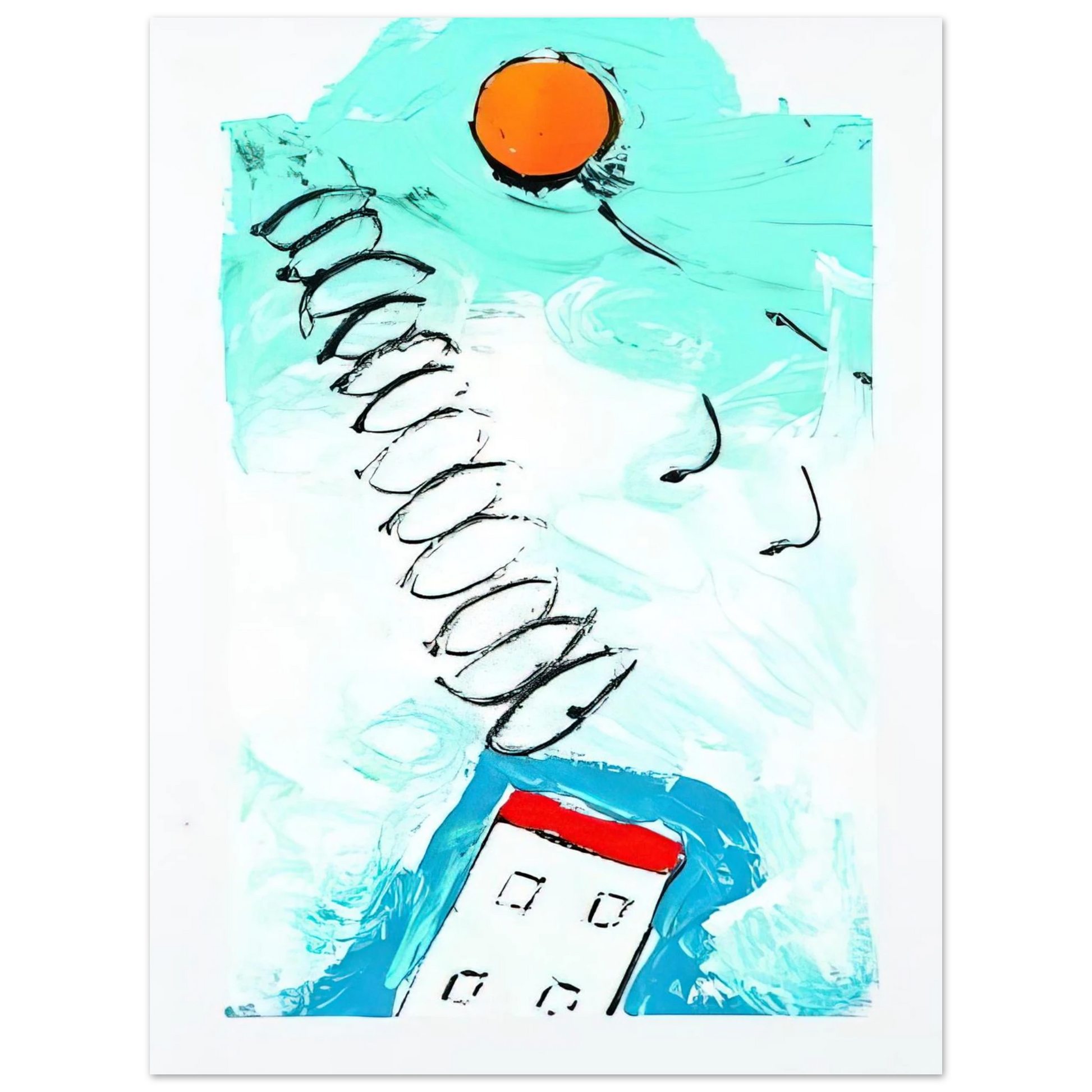 Mario Schifano - Untitled - 1990 Fine Art Poster - Default Title