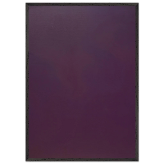 Microchromie 70 ZL violet dEgypte - Fernand Leduc Framed Art Print – Black Wooden Frame - Default Title - -Framed Art Print