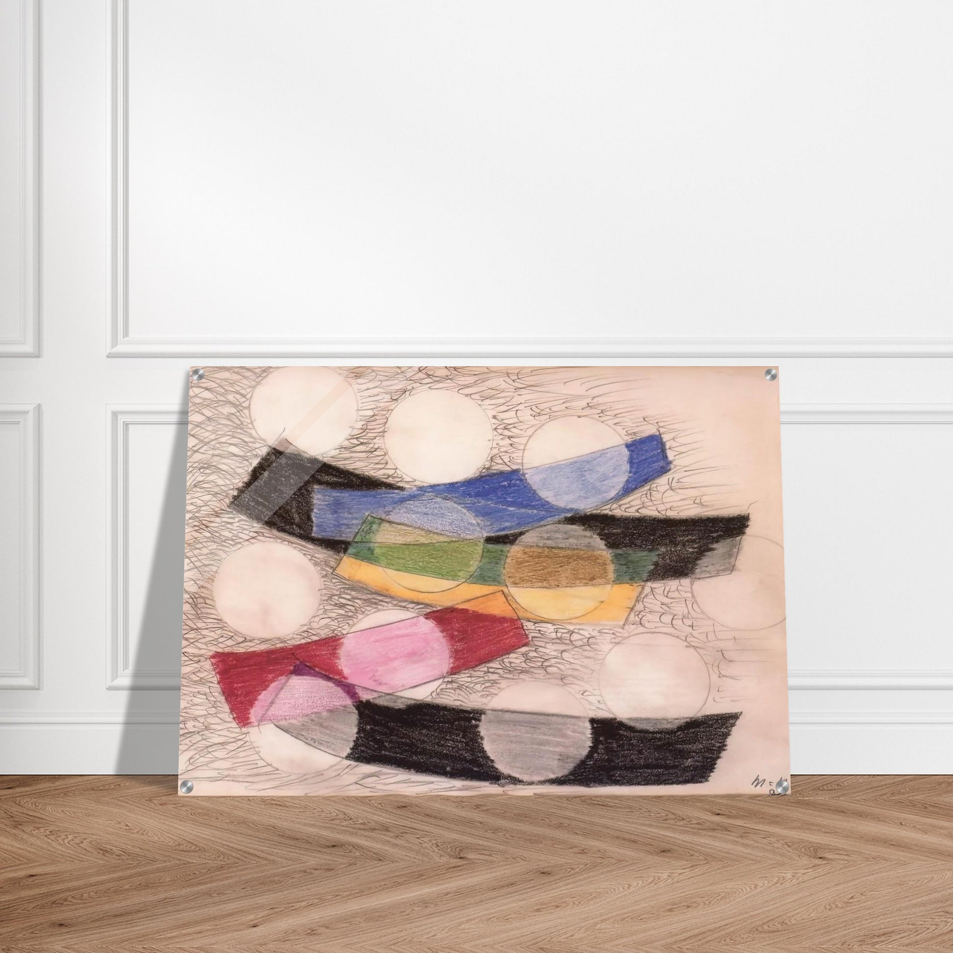 Floating Forms - Laszlo Moholy-Nagy Acrylic Print - 70x100 cm / 28x40″ inches