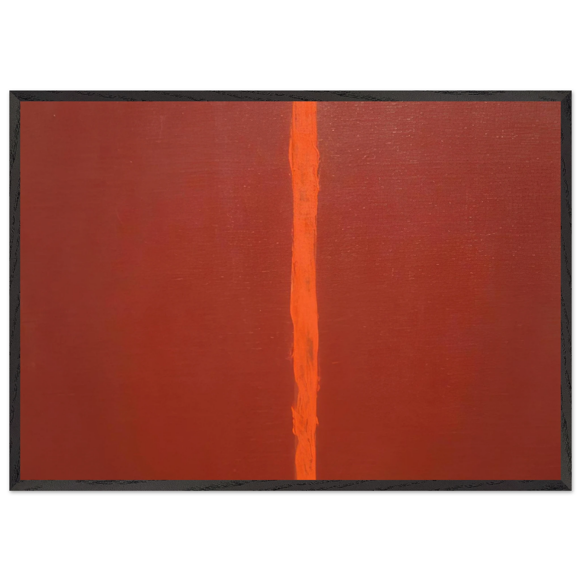 Onement III - Barnett Newman Framed Art Print – Black Wooden Frame - Default Title - -Framed Art Print