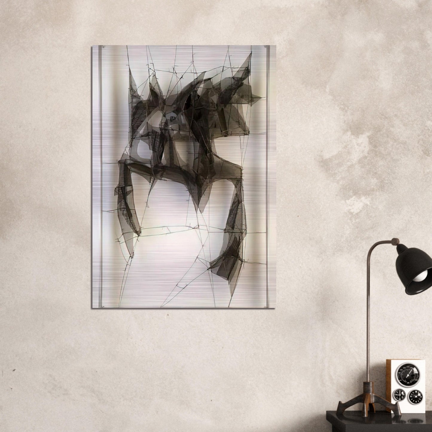 Metamorfosis Nocturno - 1960 - Manuel Rivera Brushed Aluminum Print - 70x100 cm / 28x40 inches | Manuel Rivera Aluminum Print | Manuel Rivera Prints