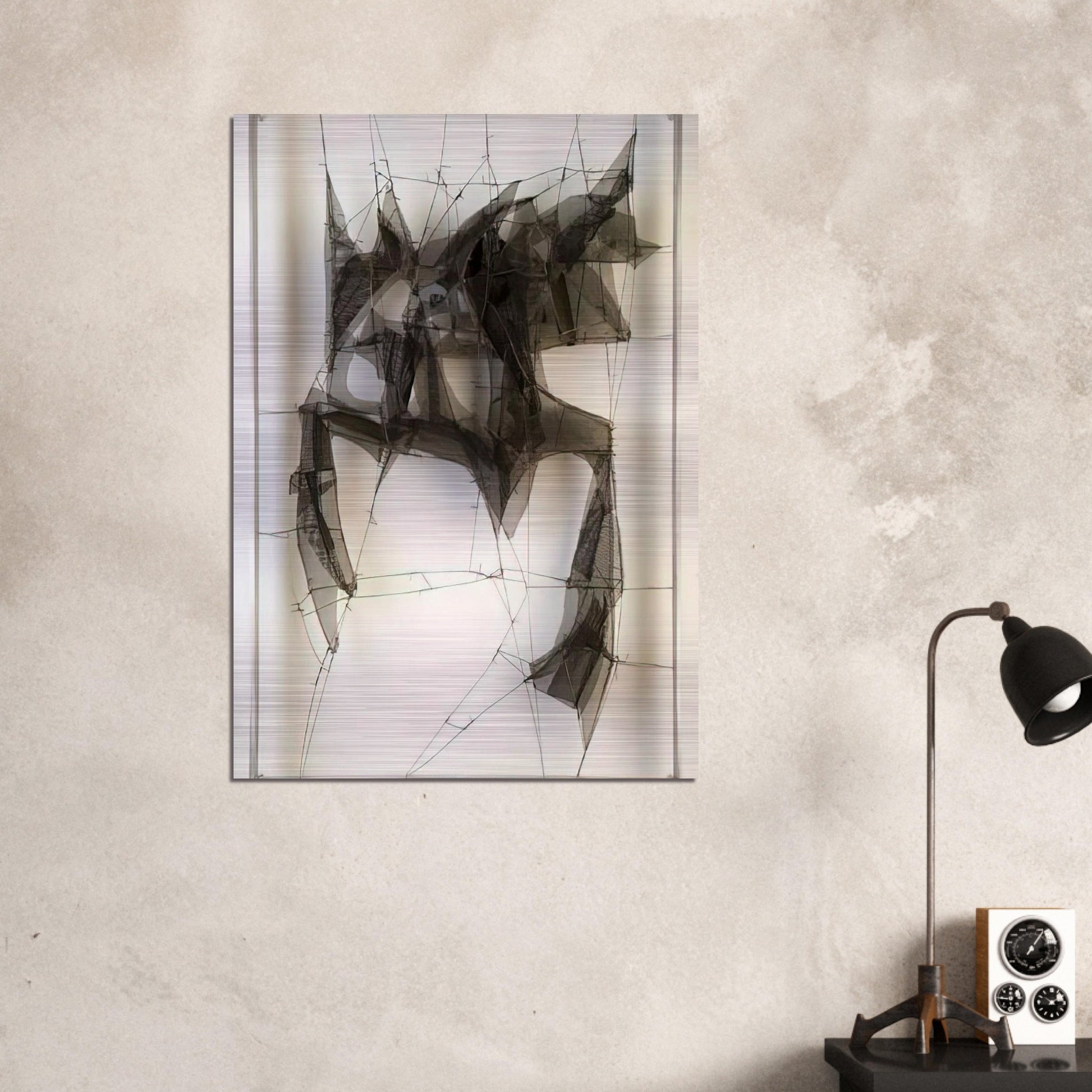 Metamorfosis Nocturno - 1960 - Manuel Rivera Brushed Aluminum Print - 70x100 cm / 28x40 inches | Manuel Rivera Aluminum Print | Manuel Rivera Prints