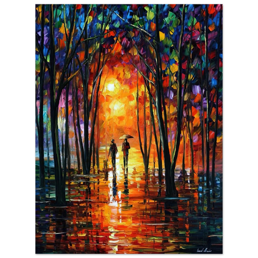 Leonid Afremov - Leonid Afremov Fine Art Poster - 13x18 cm / 5x7 inches