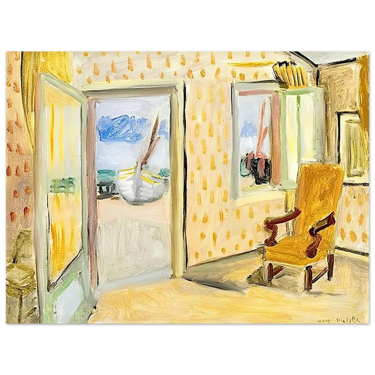 Henri Matisse - INTERIOR OPEN DOOR 1920 Fine Art Poster - Default Title