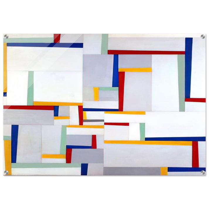 Relational Painting #9 - 1946 - Fritz Glarner Acrylic Print - 70x100 cm / 28x40″ inches