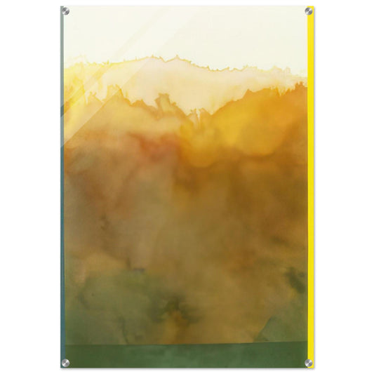 Turtle - 1977 - Ronnie Landfield Acrylic Print - 70x100 cm / 28x40″ inches | Ronnie Landfield Wall Art | Ronnie Landfield Prints