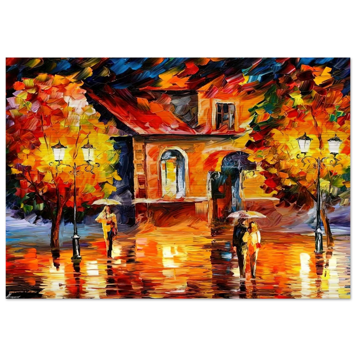 Leonid Afremov - Leonid Afremov Brushed Aluminum Print - 70x100 cm / 28x40 inches | Leonid Afremov Aluminum Print | Leonid Afremov Prints