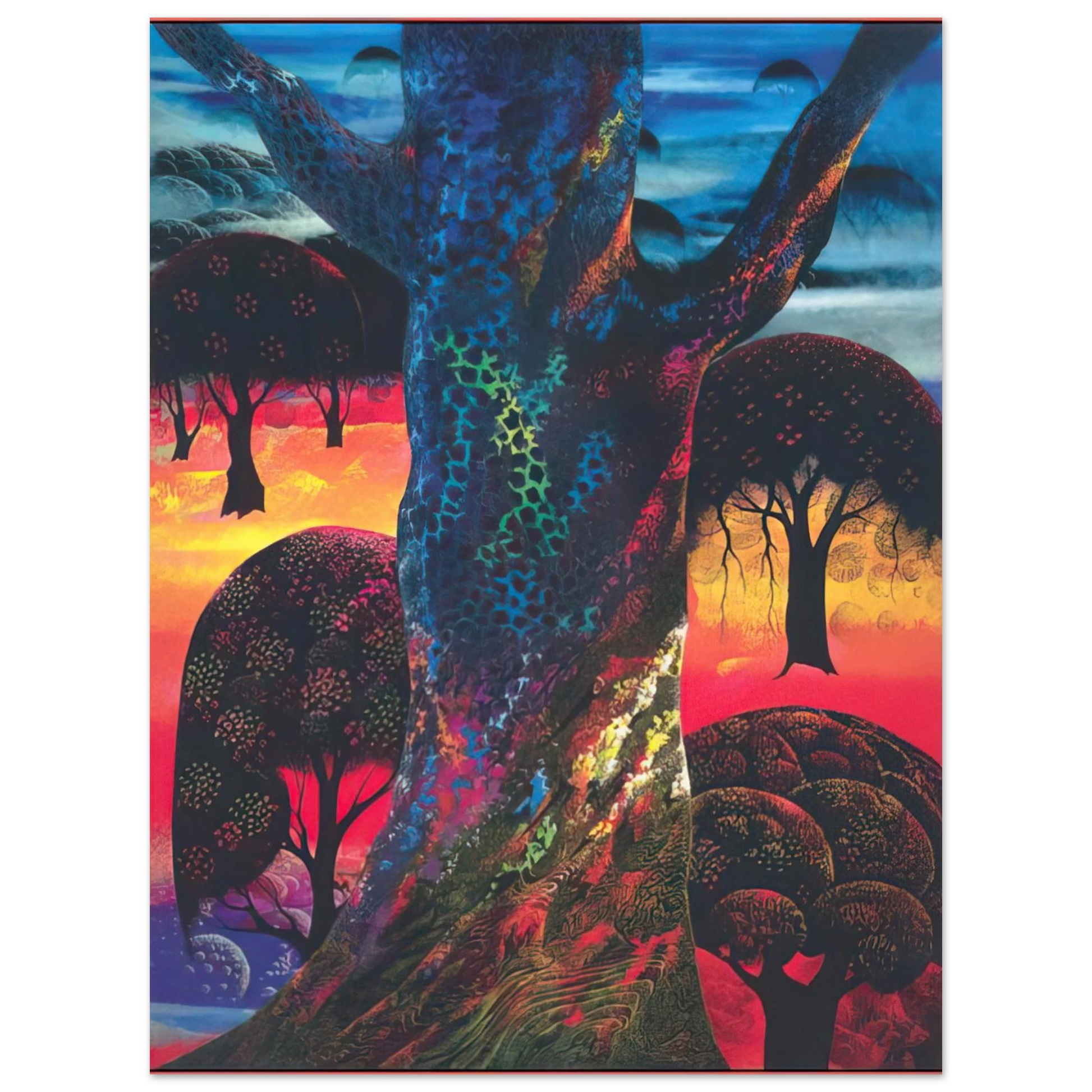 Eyvind Earle - Fire Magic Fine Art Poster - Default Title
