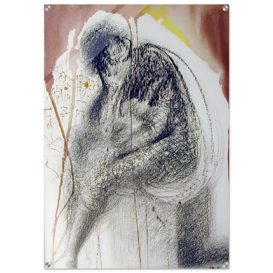 SEDET SOLA CIVITAS PLENA POUPOLO 2 CHRONICLES 36 19 1967 - Salvador Dali Acrylic Print - 70x100 cm / 28x40″ inches