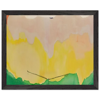 Helen Frankenthaler - Boulevard - 1973 Wall art - 50x70 cm / 20x28 Inches - Premium Wooden Framed Poster With Fine Art Paper - Wood frame