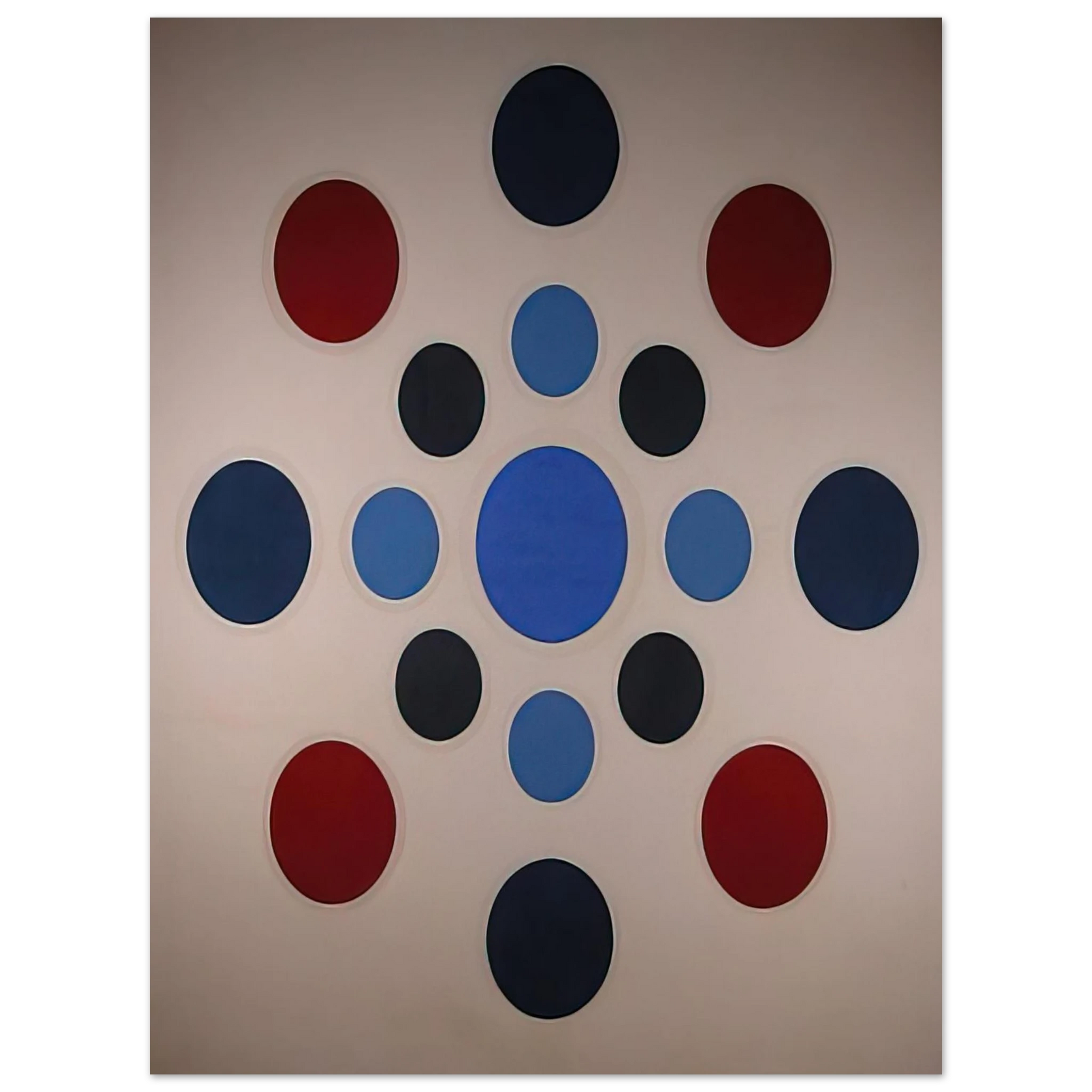 Thomas Downing - Red Plum - 1961 Fine Art Poster - Default Title