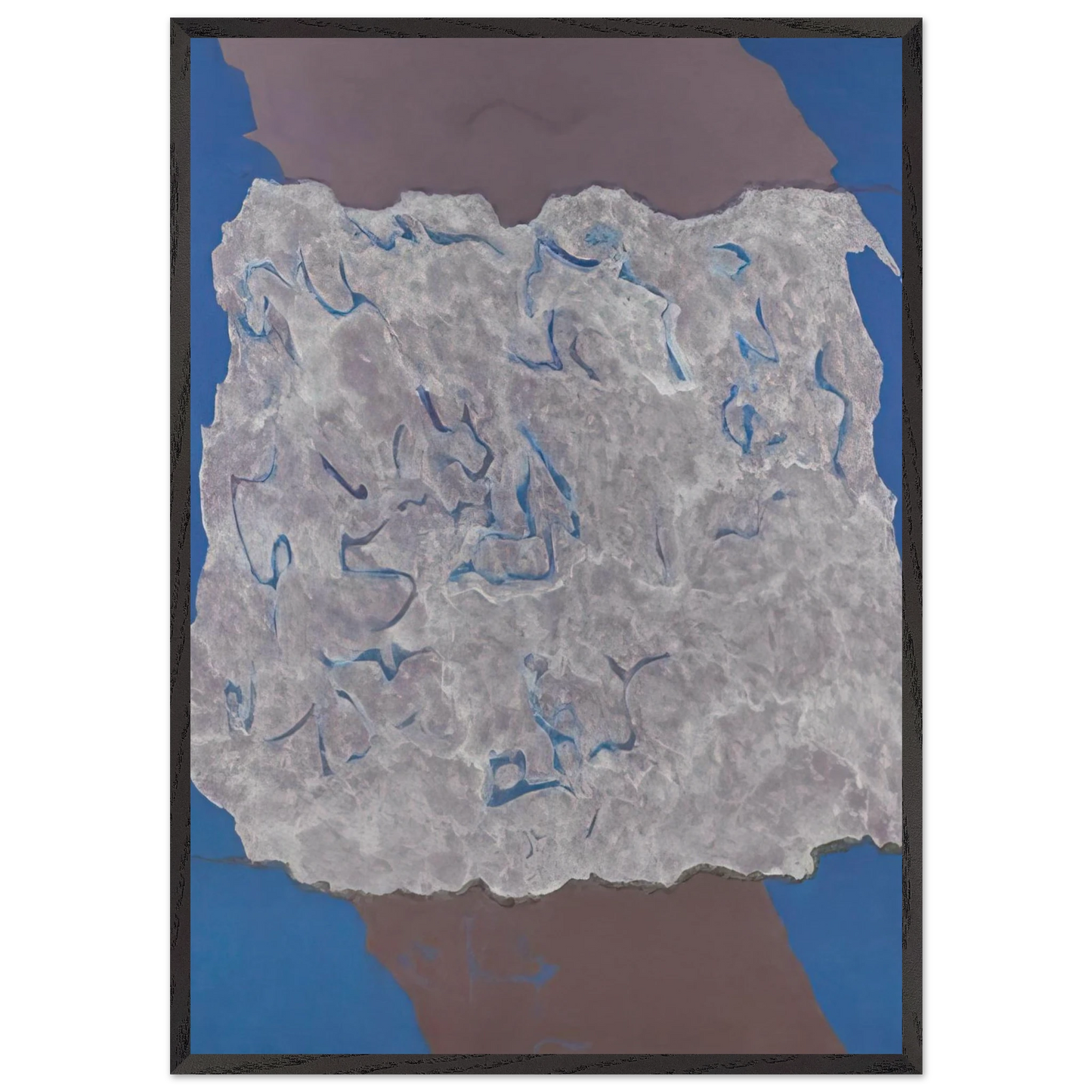 Wall artInfinity Field Jerusalem Series - 1983 - Theodoros Stamos Framed Art Print – Black Wooden Frame - Default Title - -Framed Art Print