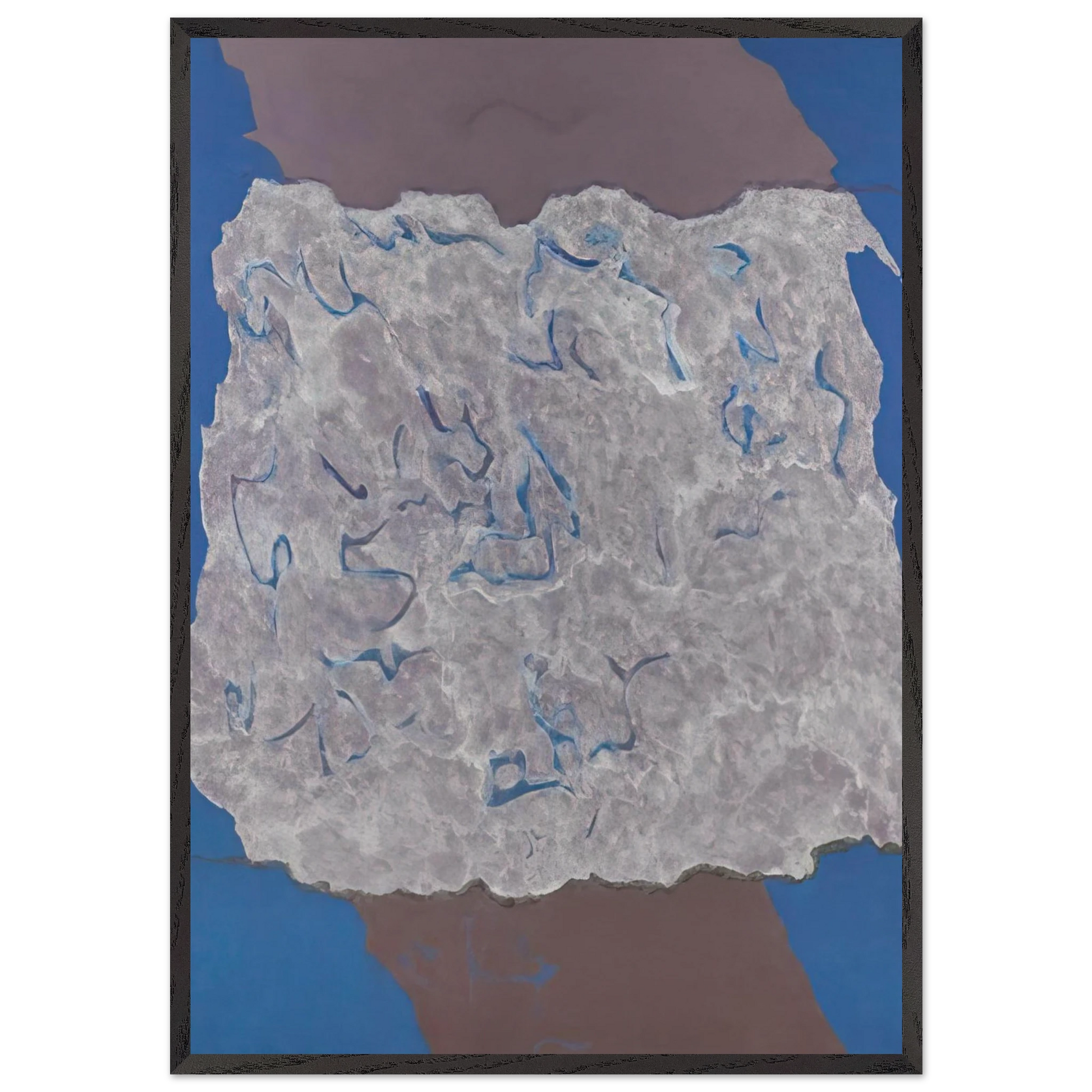 Wall artInfinity Field Jerusalem Series - 1983 - Theodoros Stamos Framed Art Print – Black Wooden Frame - Default Title - -Framed Art Print