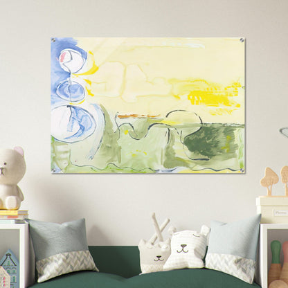 Flotilla - 2006 - Helen Frankenthaler Acrylic Print - 70x100 cm / 28x40″ inches | Helen Frankenthaler Wall Art | Helen Frankenthaler Prints