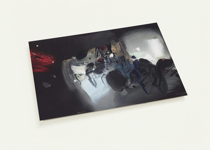 COMPOSITION 1972 By Chu teh Chun Pack of 10 Post Cards | Chu teh Chun Post Cards | A6 (10.5 x 14.8 cm) - 4.1 x 5.8 inches