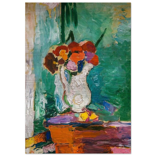FLOWERS 1907 - Henri Matisse Brushed Aluminum Print - 70x100 cm / 28x40 inches | Henri Matisse Aluminum Print | Henri Matisse Prints