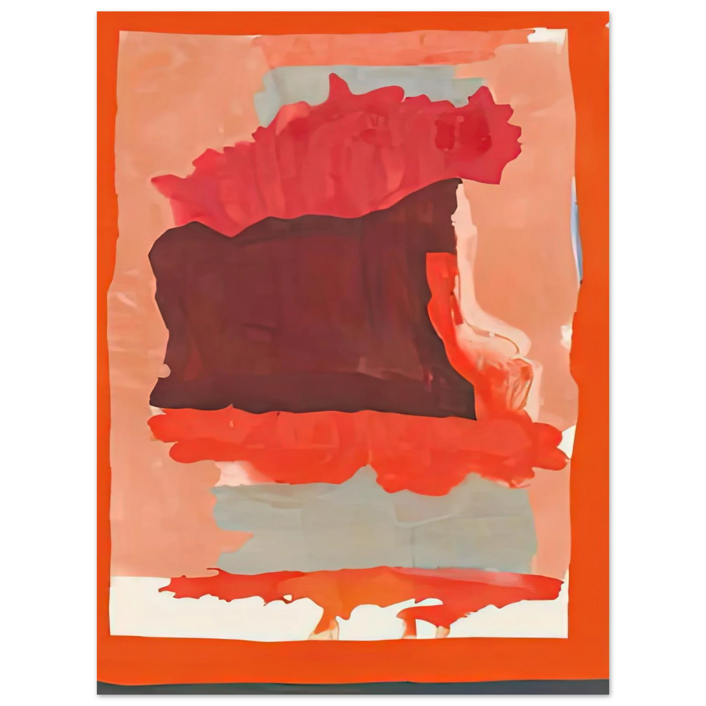 Helen Frankenthaler - Cape Orange, 1964- Wall Art - 60x80 cm / 24x32 inches - Fine Art Poster - -