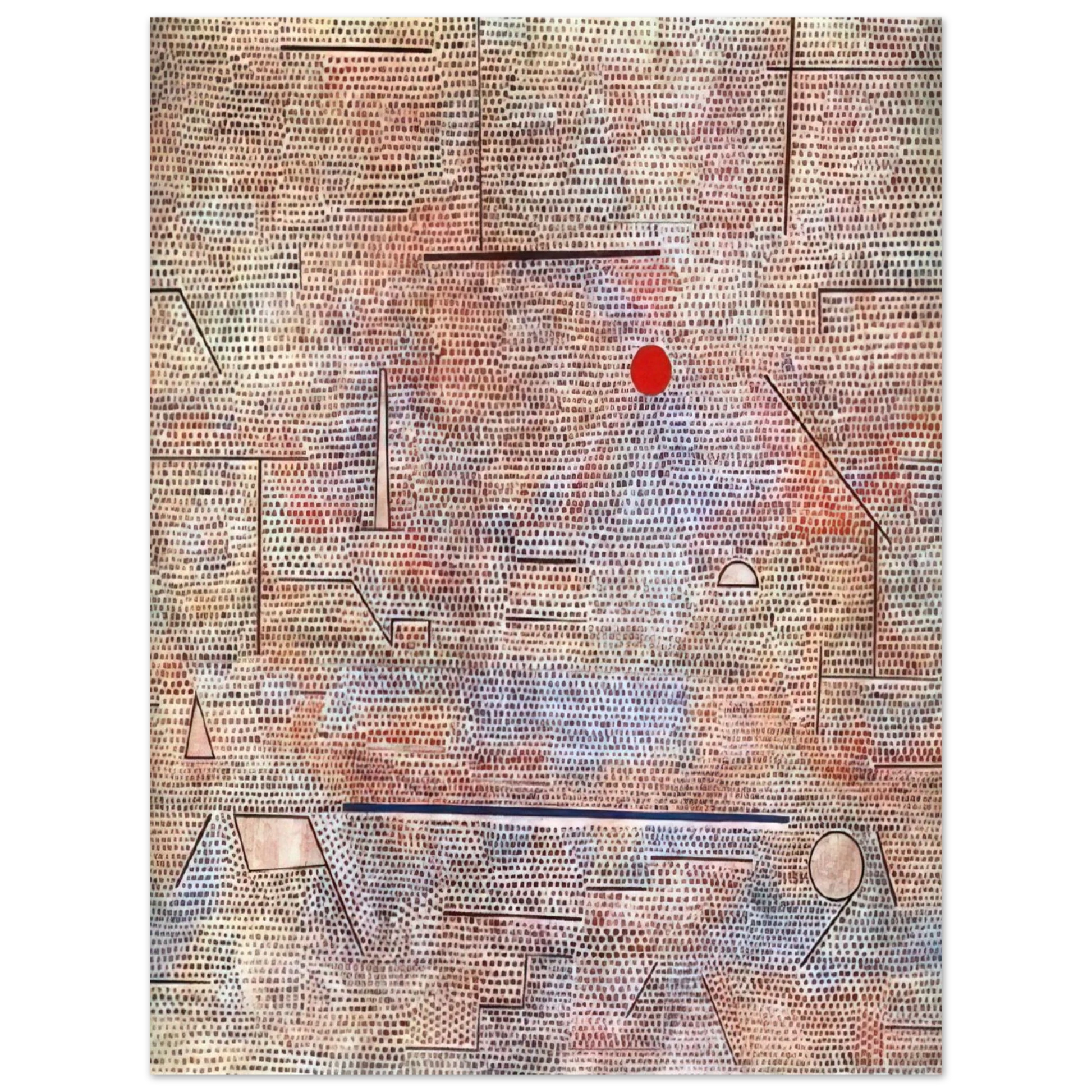 Paul Klee - CACODEMONIC 1916 Fine Art Poster - Default Title