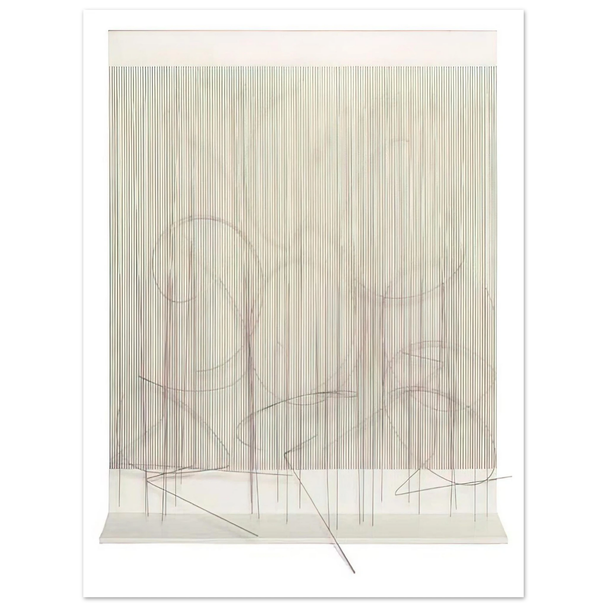 Jesus Rafael Soto - ESCRITURA ROSA PANTA Fine Art Poster - Default Title