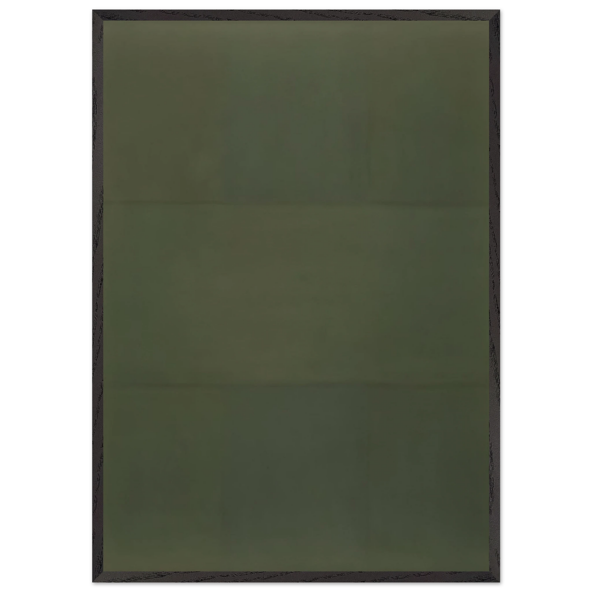 Painting - 1958 - Ad Reinhardt Framed Art Print – Black Wooden Frame - Default Title - -Framed Art Print