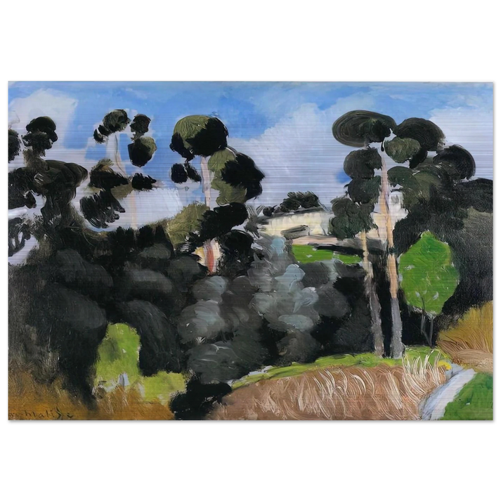 LANDSCAPE 1 - Henri Matisse Brushed Aluminum Print - 70x100 cm / 28x40 inches | Henri Matisse Aluminum Print | Henri Matisse Prints
